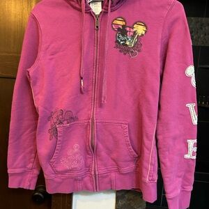 Disneyland Zip Up Hoodie Size Medium